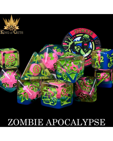 Zombie Apocalypse - 11 Dice Set
