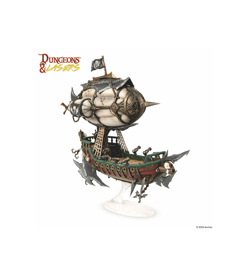DUNGEONS & LASERS - FIGURINES - DEUSLAIR - FLYING PIRATES AIRSHIP