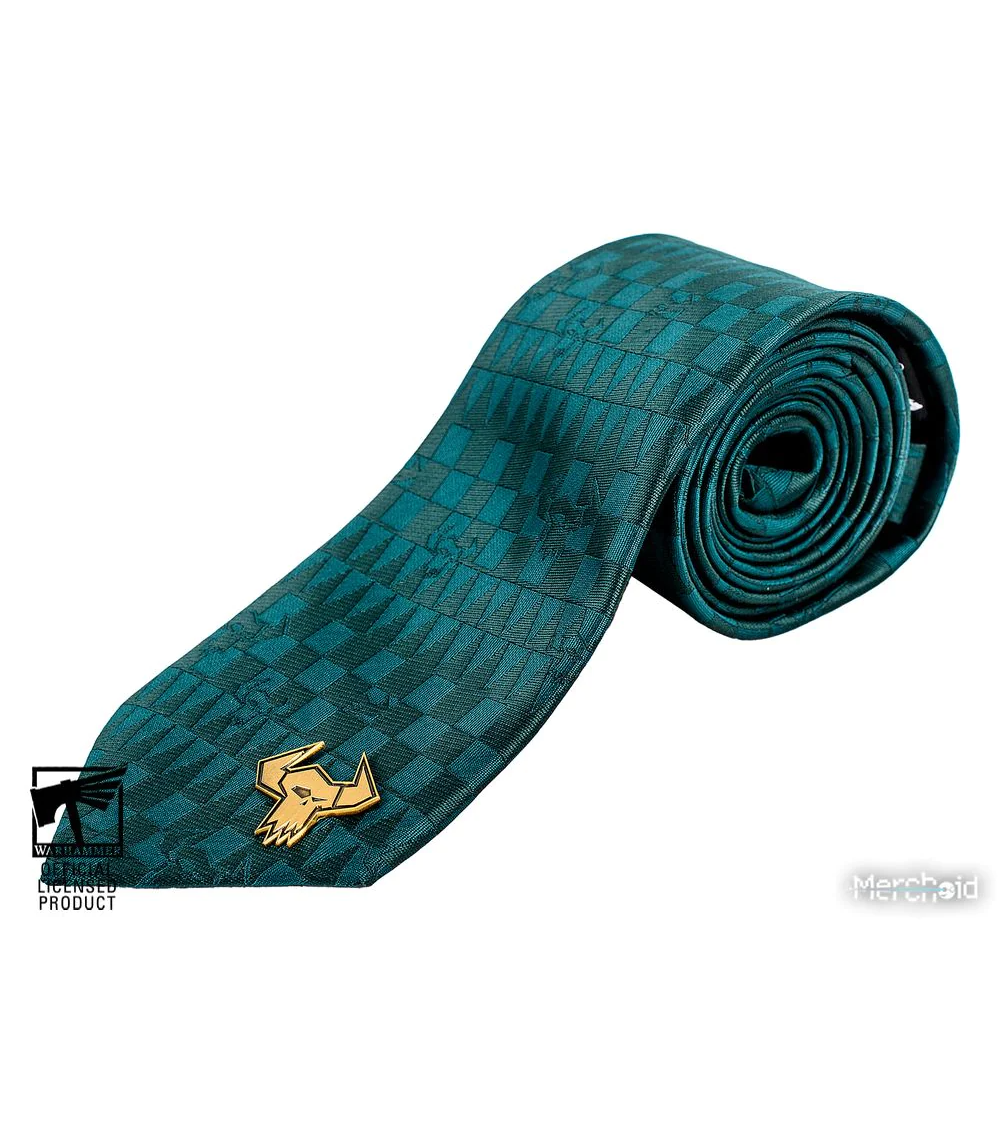 Warhammer 40,000 Orks Necktie and Pin Set