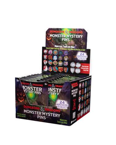 Dungeons & Dragons: Monster Mystery Pins PDQ