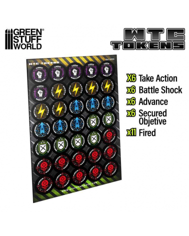WTC Token Set Wh40k compatible – 10th Edition