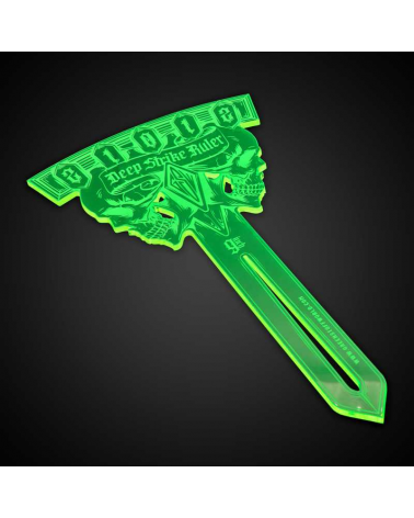 Deep Strike Ruler Template 9" - Fluor Green