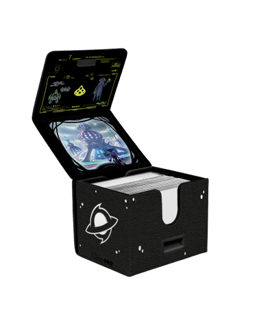 Edge of Eternities Premium Alcove Edge Deck Box with Interior Printing Blue Mythic for MTG