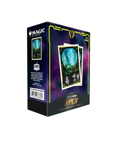 Edge of Eternities 105ct Apex Deck Protector sleeves Green Mythic for MTG