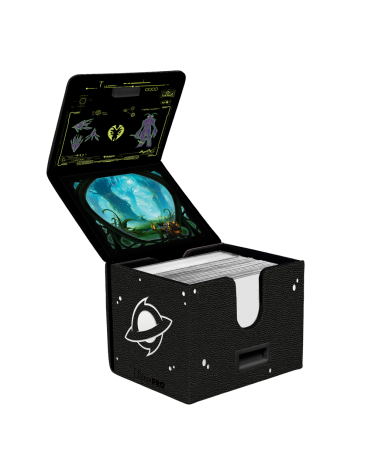 Edge of Eternities Premium Alcove Edge Deck Box with Interior Printing Green Mythic for MTG