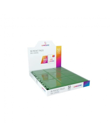 Gamegenic - Sideloading 18-Pocket Pages DISPLAY Green