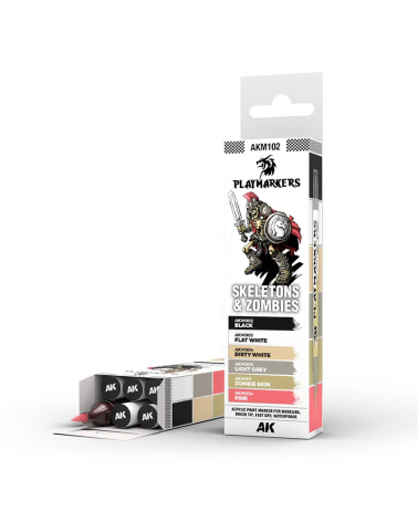 PLAYMARKERS SET - SKELETONS & ZOMBIES