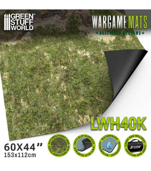Neoprene Mat 44x60" Duskriver Meadows with deployment lines