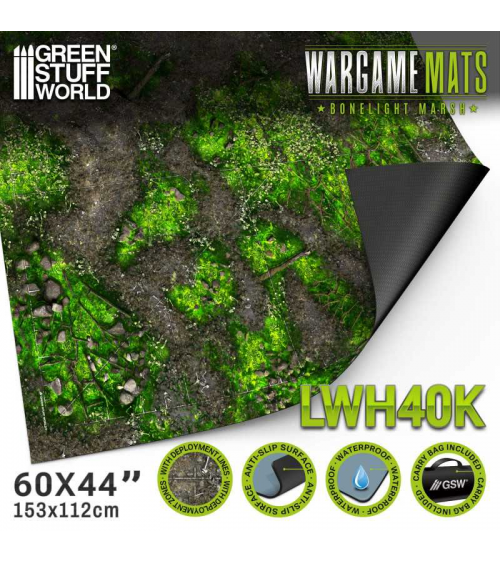 Neoprene Mat 44x60" Boneblight Marsh with deployment lines