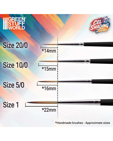 Synthetic Cel Shading Brushes Pack x4
