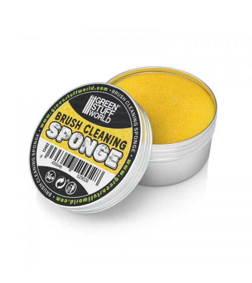 Brush cleaning sponge