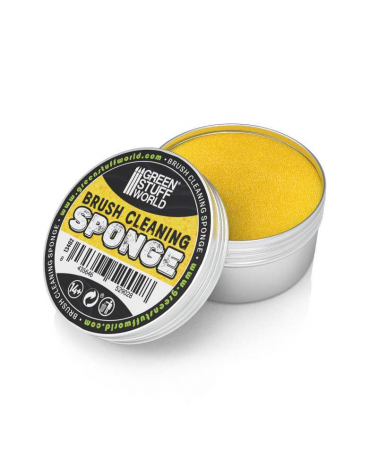 Brush cleaning sponge