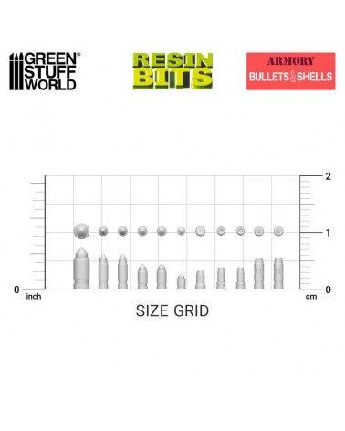 Resin Bullets and Shells 1:48-1:35