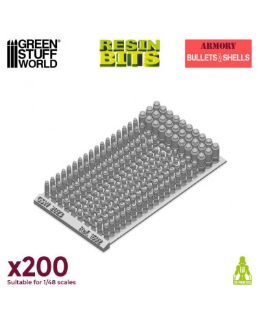 Resin Bullets and Shells 1:48-1:35