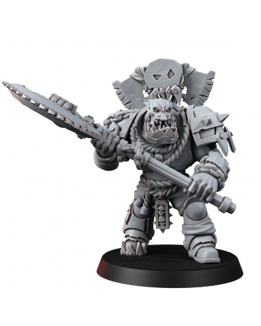 ORC MEGABOSS IN LOOTED ARMOUR
