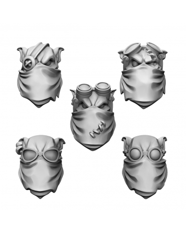 ORC MASKED HEADS