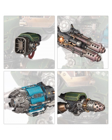 Armes de Dreadnought Saturnine – Configuration Chiron