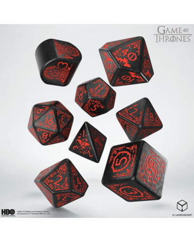 Game of Thrones - Targaryen Dice Set.