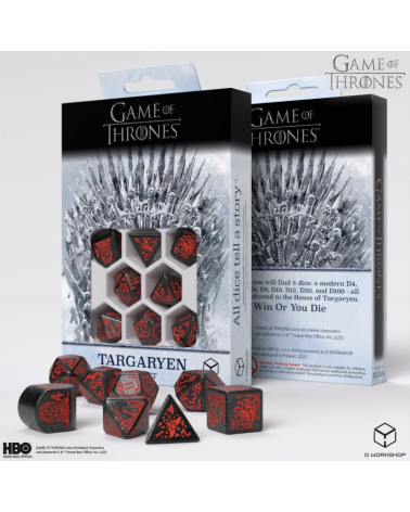 Game of Thrones - Targaryen Dice Set.