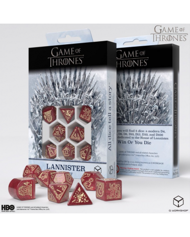 Game of Thrones - Lannister Dice Set