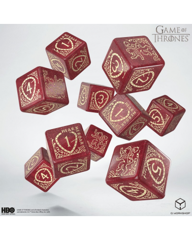 Game of Thrones - Lannister 10xD6 Dice Set