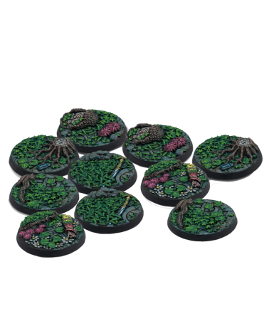 Warcrow - 30mm Sÿenann Scenery Bases, Alpha Series