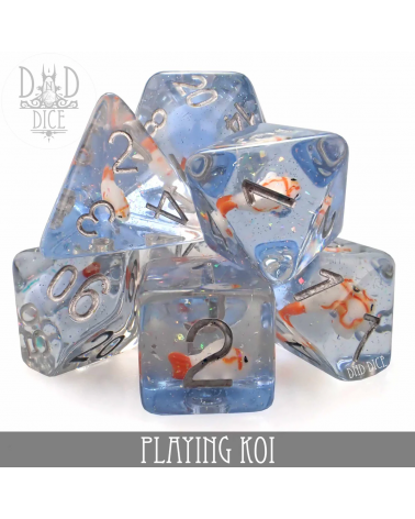 Playing Koi Dice Set