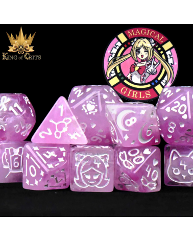 Magical Girls - 11 Dice Set
