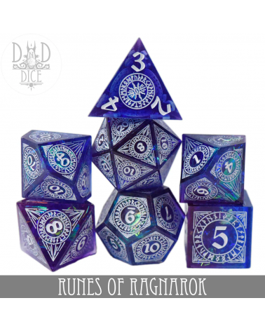 Runes of Ragnarok Handmade Dice Set