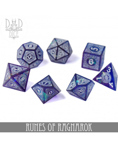 Runes of Ragnarok Handmade Dice Set