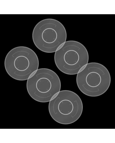 Gabarits d'objectif basiques transparents - compatibles Kill Team / Basic Clear Objective Marker Kill Team compatible