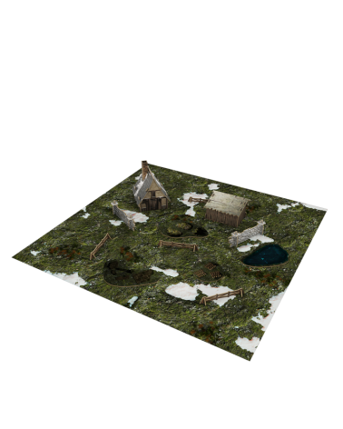 Warcrow - Bakhlia Farm Scenery Pack