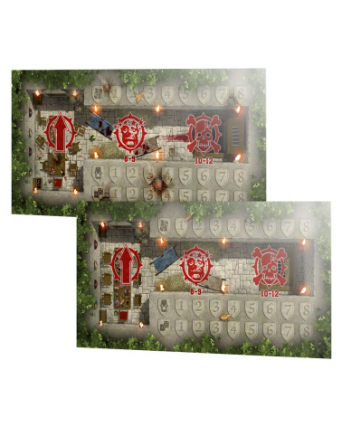 B/BOWL: BRETONNIAN TEAM PITCH & DUGOUTS