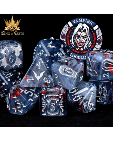 Vampiric Bloodline - 11 Dice Set