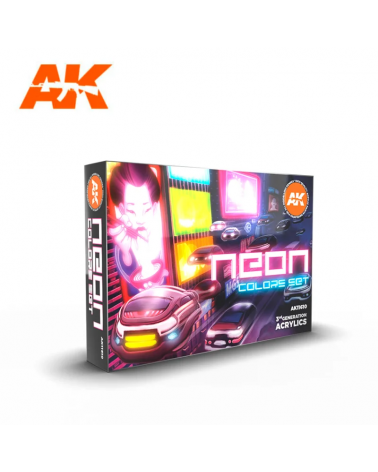 AK-Neon Colors Set (6x17mL)