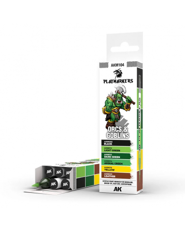 PLAYMARKERS SET - ORCS & GOBLINS (6 ref.)