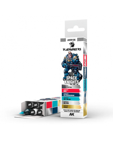 PLAYMARKERS SET - SPACE KNIGHT (6 ref.)
