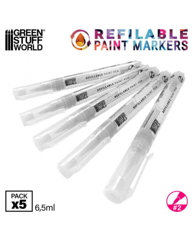 Refillable paint pen 2