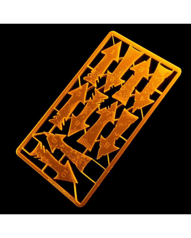 Charge and Retreat Arrows - Fluor Orange