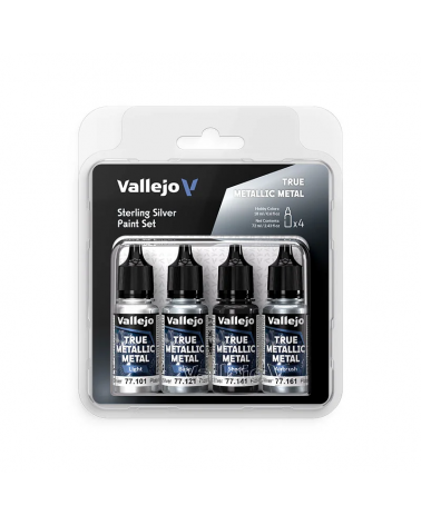 True Metallic Metal - Sterling Silver - Paint Set