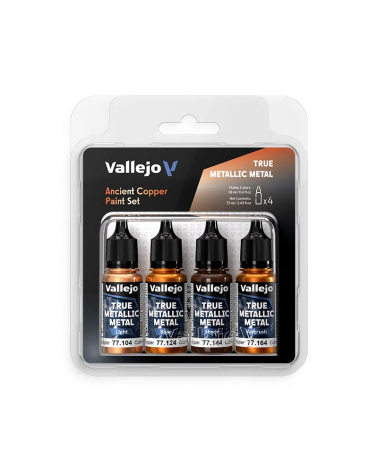 True Metallic Metal - Ancient Copper - Paint Set
