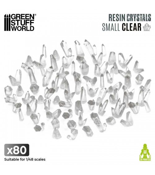 CLEAR Resin Crystals - Small