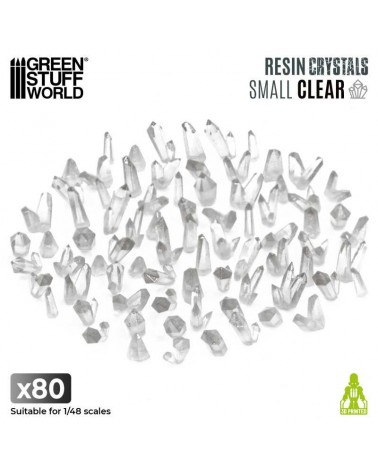 CLEAR Resin Crystals - Small
