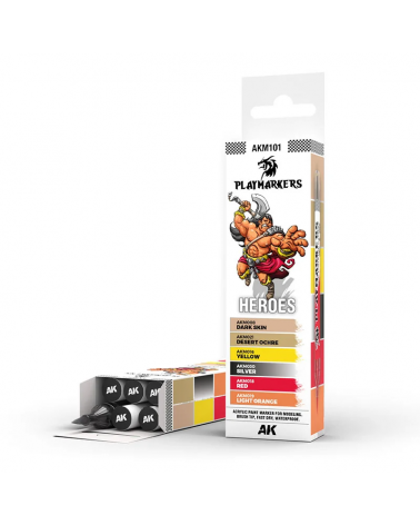 PLAYMARKERS SET - HEROES (6 ref.)