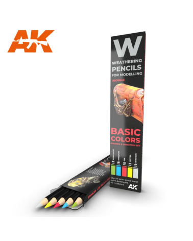 AK Watercolor Pencil Basics Set