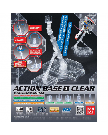 Accessoire - Action Base - Gundam - Base Transparente