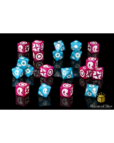 Alien Head Galactic Skirmish Dice - Set of 20