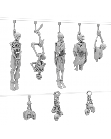 Squelettes suspendus / Hanging Skeletons 1:48