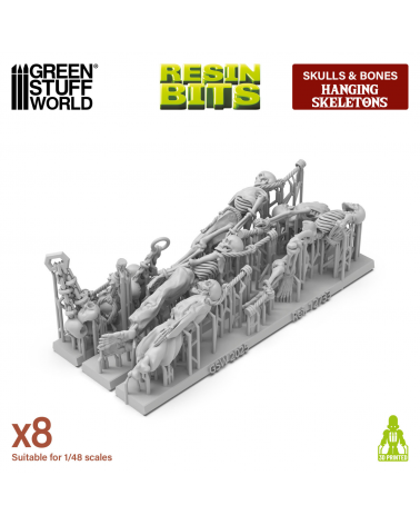 Squelettes suspendus / Hanging Skeletons 1:48