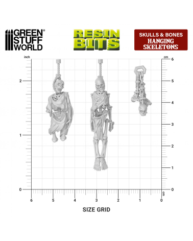 Squelettes suspendus / Hanging Skeletons 1:48